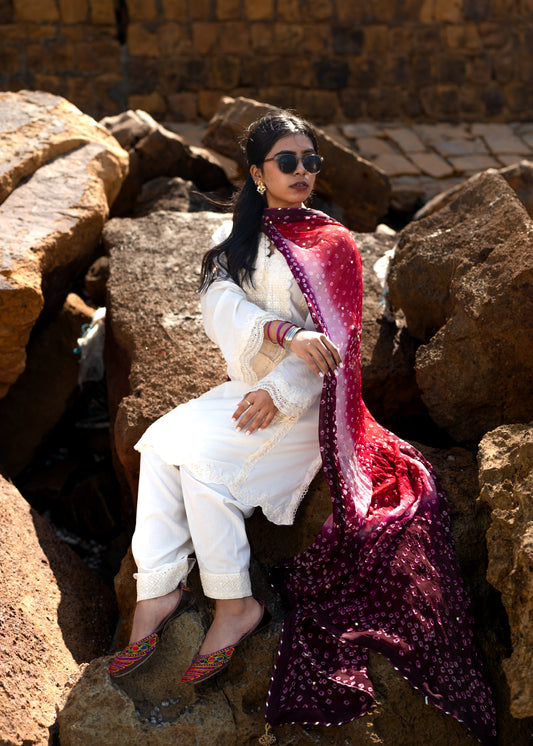 Jamni Chunri Dupatta